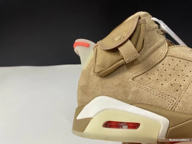 MaikeSneakers 6 Retro Scott DH0690-200 Travis Air Khaki British Jordan 0628